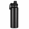 Botella Deportiva Doble Pared Acero Inoxidable 32oz | Térmica Negra 6–12h de Conservación - Safe Sport Chile