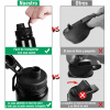Botella Deportiva Doble Pared Acero Inoxidable 32oz | Térmica Negra 6–12h de Conservación - Vista 2 - Safe Sport Chile