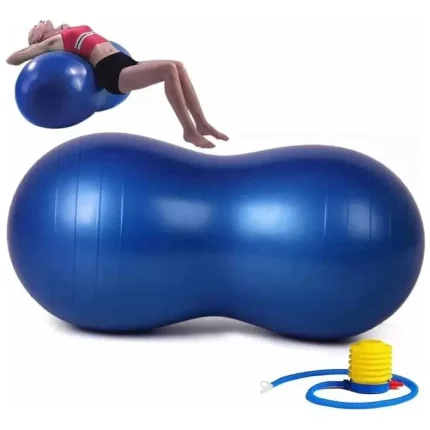 Pelota de Yoga Tipo Maní Azul 45 x 90 cm - Safe Sport Chile