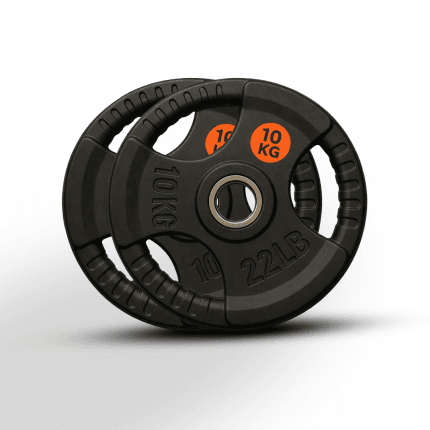 Par de Discos Olímpicos Engomados 10 kg (20 kg Total) - Safe Sport Chile