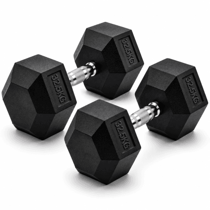 Par Mancuernas Hexagonales 32.5 kg - Safe Sport Chile