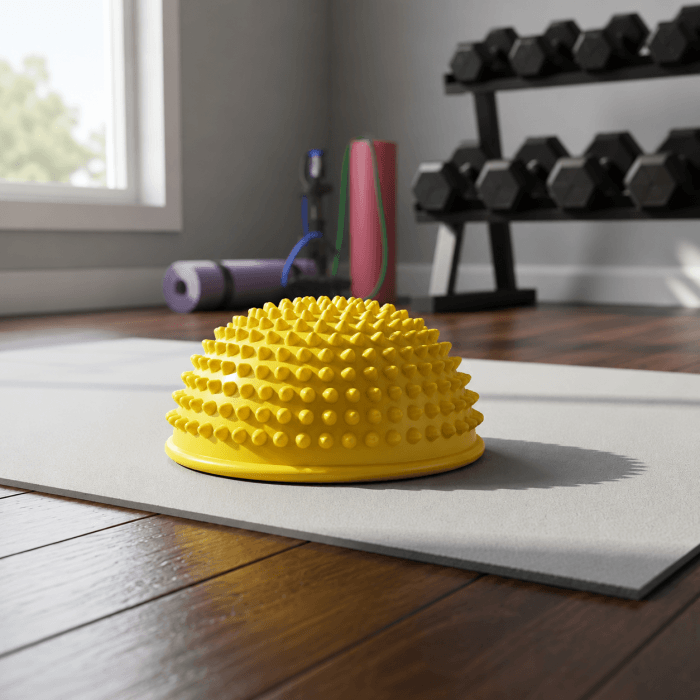 Mini Bosu Erizo Domo de Equilibrio y Masaje (16 cm x 8 cm) - Vista 3 - Safe Sport Chile