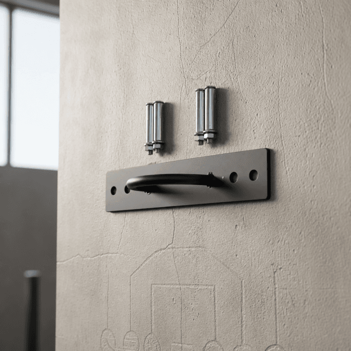 Soporte Retenedor Techo Pared Crossfit - Vista 1 - Safe Sport Chile