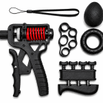 Kit Ejercitador De Mano Y Dedos Con Resistencia Ajustable - Safe Sport Chile
