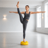 Media Esfera Inflable con Púas Para Equilibrio (Mini Bosu) | Incluye Inflador - Vista 3 - Safe Sport Chile