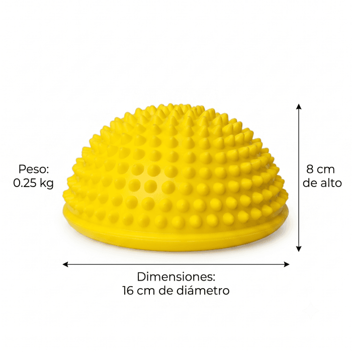 Mini Bosu Erizo Domo de Equilibrio y Masaje (16 cm x 8 cm) - Vista 2 - Safe Sport Chile
