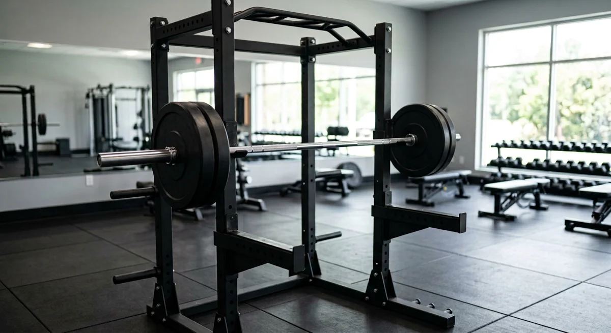 Cómo elegir soporte de sentadillas squat stand y half rack según altura