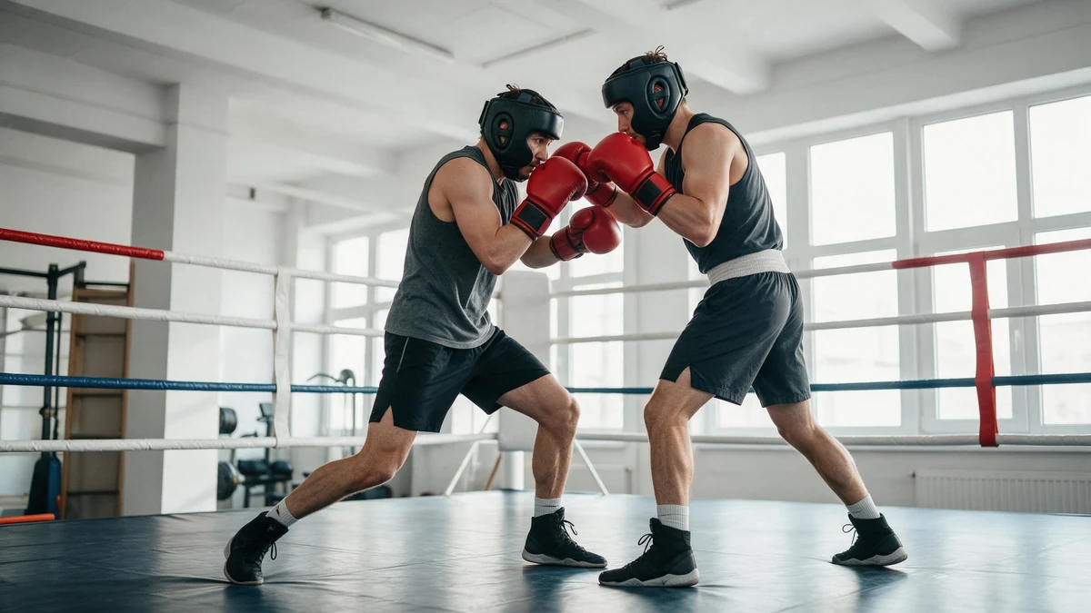 Casco de boxeo y protección facial para sparring y combate
